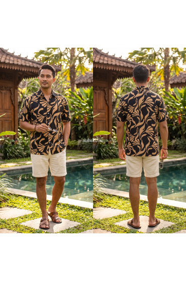 Hand Printed Rayon Shirt Hand Printed Rayon Shirt